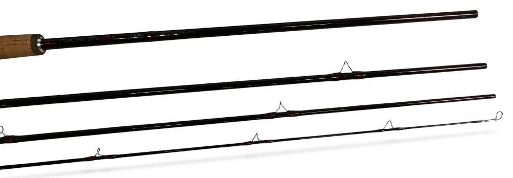 A fine Mackenzie DTX Scott Mackenzie carbon salmon fly rod, 14ft 4pc line 36-40g, 24" handle with - Image 3 of 3