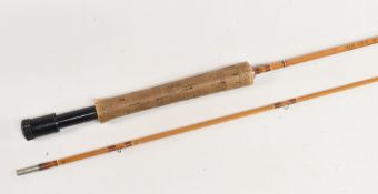 Fine Pezon et Michel Parabolic Royale split cane trout fly rod, 4 1/4oz, 6ft 10