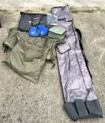 Fishing Tackle Bags Accessories, to include rod bags Stella reel case, Abu reel case, padded Gardner