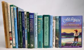 A collection of Fishing Books to include Cast Again 1996 Jennifer Olsson, The Second Field Bedside