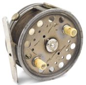 Rare Hardy the St George salmon fly reel, 4 ¼