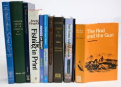 Fishing Books and Publications to include The Rod and the Gun 1972 James Wilson ex-library,