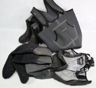 2x Pairs of Fishing Waders, Guideline neoprene socked boot with braces - size MS, and waterproof