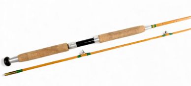 Mark Jabalé: split cane 2pc spinning rod, 20