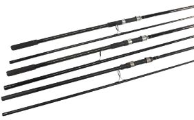 A collection of carp and babel rods, as follows: 2x Nash Outlaw 12ft 2pc, 2 ¾ lb T/C, uplocking reel