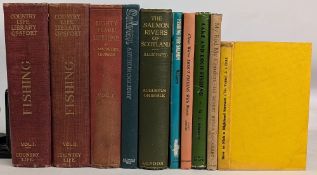 Period Fish Book Collection: to include Fishing Country Life Library Vol 1 and 2, The Salmon