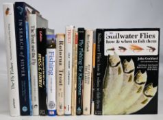 A collection of Fishing Books comprising of Stillwater Flies how and when to fish them 1985 John