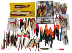 Fishing Float Collection: a good collection of used and unused fishing floats, assorted makers and