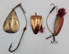 3x Hardy Bros Spoon Lures, 3