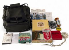 Medium size Crane Fishing Bag, with multi pockets, shoulder strap, and a good selection of fishing