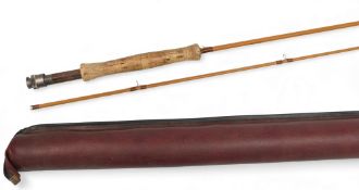 A scarce Daiwa Hexagon Whisker trout fly rod HW48, 9ft 5