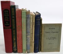 Vintage Fishing Books and Publications to include Hints on Trout Fishing c1930s J.A Muirhead, A Chat