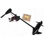 Bison 55 electric outboard motor, 55lb thrust battery meter, spare unused prop, salt/freshwater use.