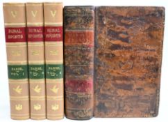Rural Sports 1801 Rev W B Daniel Volume 1, Volume 2 Part 1 & Volume 2 Part 2, Supplement to Rural