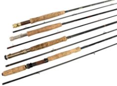 4x carbon trout fly rods: Leeda Dragonfly 2, 9'6