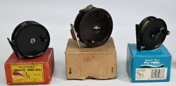 Allcocks Aerialite trout fly reel, 3 ¼