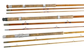 Edgar Sealey Octo Float Deluxe split cane float rod, 11ft 3pc (tip 5
