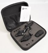 ND Tackle Bite Alarm set with 3x alarms and 1x receiver / comes in makers zipped case - appear