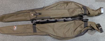 2x TF Gear Multi Rod Bags, with shoulder straps, zip fittings, in good light used condition (2)
