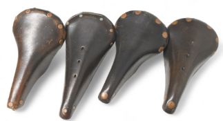 Brookes Leather Saddles to include various models all in used condition (4)