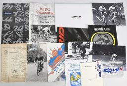 Good Selection of Cycling Publications 2009 Campagnolo catalogue, Wellingborough CC book, 2010