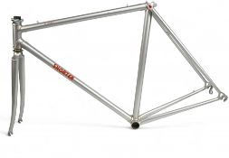 Shorter Bicycle Frame & Forks. Frame number 312 professional restoration frame size 21 inch