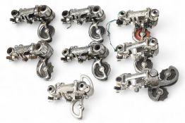 Vintage Campagnolo Bicycle Rear Derailleur none having their fixing brackets, Nova Gran Sports, Nova