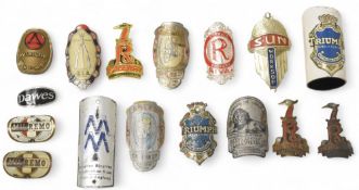 Vintage Bicycle Head Badges to feature various companies to include Dawes, BSA, Raleigh, Carlton,