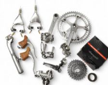 Campagnolo Collection to include Chain Wheel and Pedals, pair of Campagnolo Delta Brakes, Brake