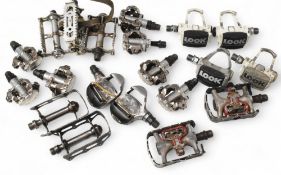 Selection Bicycle Pedals Shimano, Look and others all in used condition (box)