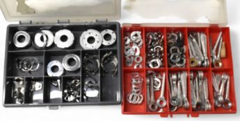 Selection of Campagnolo Spares to include Gear Levers, Bottom Bracket Cups, Cable Ties in two cases