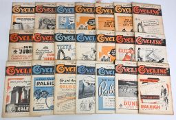 Collection of 1936 to 1938 Cycling Magazines - no complete years all with their original covers