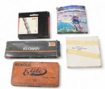 Vintage Bicycle Chains to include Reynolds Elite, Shimano IG, Shimano 9 Speed, Sachs PC41 8 Speed,