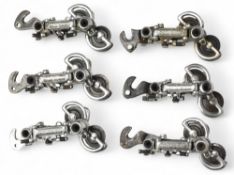 Vintage Gran Sport Campagnolo Bicycle Rear Derailleur all having their fixing brackets. They have