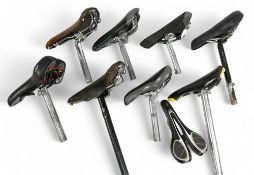 Selection of Bicycle Saddles - to include Brookes Leather examples, Sonoma 175, 9 in total 8 with