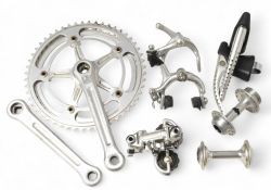 Selection of Campagnolo Equipment to include Crank Set Chain wheel 47/52, Rear Nova Record