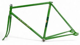 Vintage A S Gillott Track Bicycle Frame - 606116 Frame Number 21 inch / 53cm Reynold 531 Tubing full