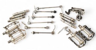 Campagnolo Equipment to include Rear Derailleurs Record, 6 Bottom Bracket, 2 sets of Pedals, Cable