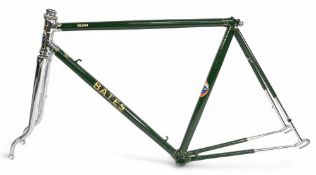 Vintage Bates B A R Bicycle Frame - Frame Number 6823 20 inch / 51cm Reynolds 531 Tubing full