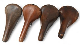 Brookes Leather Saddles to include various models all in used condition (4)