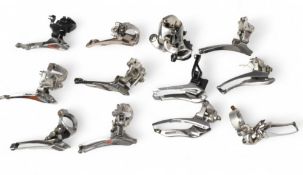 Selection of Shimano Front Gear Changers to include Sora, 105, STX RC, 600 together with 105 Rear