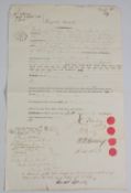 Canals: Regents Canal Transfer Certificate for 31 shares 1836. Printed certificate with extensive