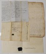 Letter from Prominent People 1839 Duke of Buccleuch & Queensferry 1833, John Francis Miller