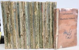 1901 Paperback Adventures of Sherlock Holmes A Conan Doyle London George Newnes - in fair condition,
