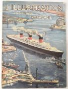 Shipping: SS Normandie 1935. Large special edition of 