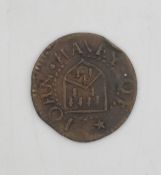 John Harvey of Spalding Token 1655 1/2d token - 14mm scarce