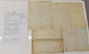 Slavery 1825-1827 Letters to Isaac Pickering Slave-owner in Trinidad and the Virgin Islands, dying
