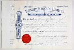 Tractors: Canada Agricultural Tractor & Engineering Company Massey Harris Ltd (Tractor Manufacturing