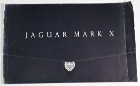 Automobiles: Jaguar Mark X 1962. Large attractive 3-fold brochure, illustrating and detailing with