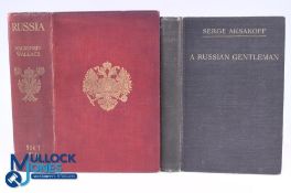 Russia Books (2) Russia by D Mackenzie Wallace 1877 - extensive 630 page book with fold out map,